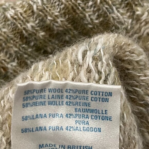 Pringle of Scotland Pastel Striped Cardigan, Wool Cotton, 40 S/M - Picture 4 of 9